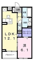 グリーン　フィールド　松見町の物件間取画像